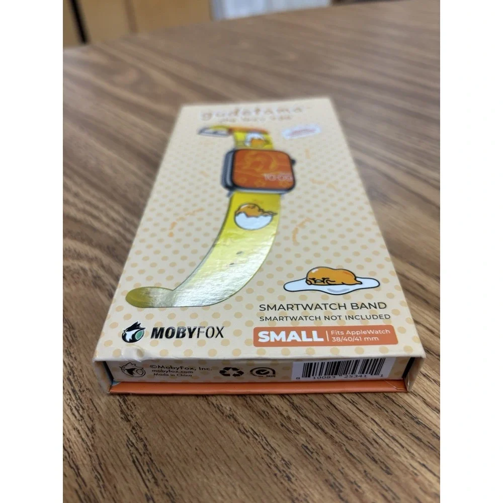 MobyFox Gudetama The Lazy Egg Apple Watch Band 38/40/41mm Sanrio New